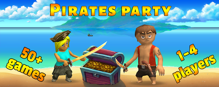 Pirates party: 2 3 4 players